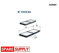 FILTER, INTERIOR AIR FOR MAZDA 3 FILTRON K 1312-2X