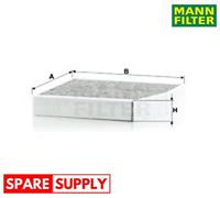 FILTER, INTERIOR AIR FOR MERCEDES-BENZ INFINITI MANN-FILTER CUK 26 007