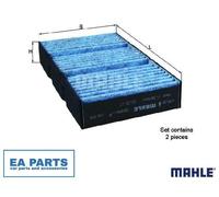 Filter, interior air for MERCEDES-BENZ MAHLE LAO 878/S