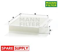 FILTER, INTERIOR AIR FOR MERCEDES-BENZ MANN-FILTER CU 2338