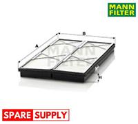 FILTER, INTERIOR AIR FOR MERCEDES-BENZ MANN-FILTER CU 3759