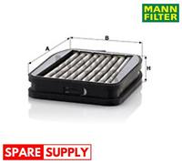 FILTER, INTERIOR AIR FOR MERCEDES-BENZ MANN-FILTER CUK 18 000-2