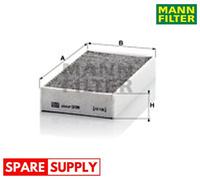 FILTER, INTERIOR AIR FOR MERCEDES-BENZ MANN-FILTER CUK 2646-2