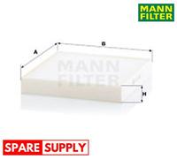 FILTER, INTERIOR AIR FOR MERCEDES-BENZ NISSAN RENAULT MANN-FILTER CU 22 028