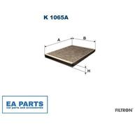 Filter, interior air for MERCEDES-BENZ W168 VANEO FILTRON K 1065A