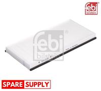 FILTER, INTERIOR AIR FOR MERCEDES-BENZ W169 FEBI BILSTEIN 29793