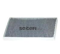 FILTER, INTERIOR AIR FOR MERCEDES-BENZ W203 S202 CL203 S203 PURFLUX AHC379