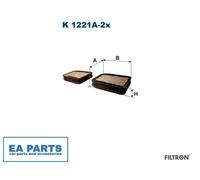 Filter, interior air for MERCEDES-BENZ W211 VF211 S211 FILTRON K 1221A-2x