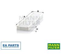 Filter, interior air for MINI R50 MANN-FILTER CU 4624