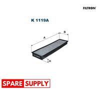 FILTER, INTERIOR AIR FOR MINI R50 R52 FILTRON K 1119A