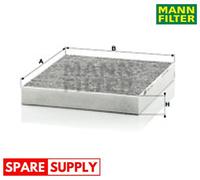 FILTER, INTERIOR AIR FOR MITSUBISHI ISUZU CITROËN MANN-FILTER CUK 2141