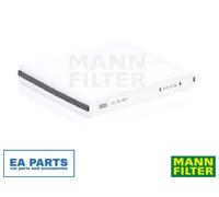 Filter, interior air for NISSAN ALMERA CEFIRO MURANO MANN-FILTER CU 22 003