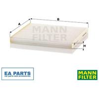 Filter, interior air for NISSAN ALMERA MANN-FILTER CU 23 011