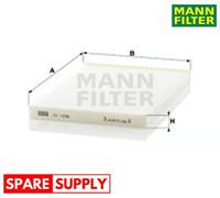 FILTER, INTERIOR AIR FOR NISSAN DUALIS PULSAR QASHQAI SENTRA MANN-FILTER CU 1936