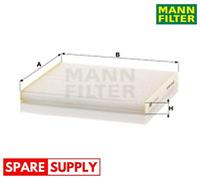 FILTER, INTERIOR AIR FOR NISSAN MANN-FILTER CU 23 011