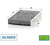 Filter, interior air for NISSAN RENAULT MANN-FILTER CUK 1629 NEW