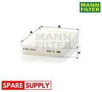 FILTER, INTERIOR AIR FOR OPEL SUZUKI VAUXHALL MANN-FILTER CU 2028