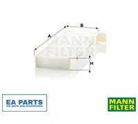 Filter, interior air for PEUGEOT 3008 5008 EXPERT MANN-FILTER CU 29 003-2