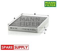 FILTER, INTERIOR AIR FOR PEUGEOT 407 MANN-FILTER CUK 2742