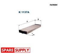 FILTER, INTERIOR AIR FOR PEUGEOT 607 FILTRON K 1137A