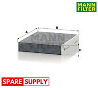 FILTER, INTERIOR AIR FOR PORSCHE 718 BOXSTER 718 CAYMAN MANN-FILTER CUK 25 006