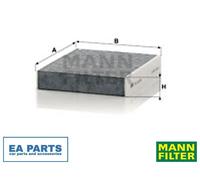 Filter, interior air for PORSCHE 911 BOXSTER CAYMAN MANN-FILTER CUK 25 006