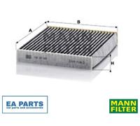 Filter, interior air for PORSCHE MANN-FILTER CUK 22 005 NEW