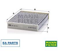 Filter, interior air for RENAULT DOKKER EXPRESS KOLEOS MANN-FILTER CUK 25 012