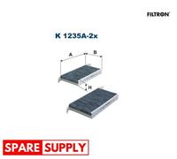 FILTER, INTERIOR AIR FOR RENAULT LAGUNA FILTRON K 1235A-2X