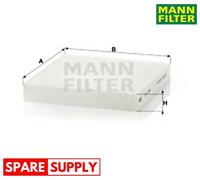 FILTER, INTERIOR AIR FOR RENAULT MANN-FILTER CU 2149 NEW