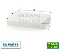 Filter, interior air for RENAULT MANN-FILTER CU 2149 NEW