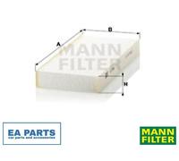 Filter, interior air for RENAULT MANN-FILTER CU 2642