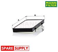 FILTER, INTERIOR AIR FOR RENAULT OPEL NISSAN MANN-FILTER CU 3454