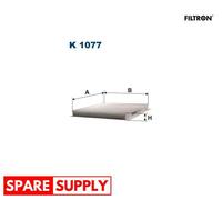 FILTER, INTERIOR AIR FOR SAAB FILTRON K 1077