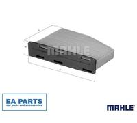 Filter, interior air for SKODA AUDI SEAT MAHLE LA 181