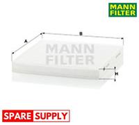 FILTER, INTERIOR AIR FOR SMART MANN-FILTER CU 2132
