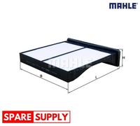 FILTER, INTERIOR AIR FOR SUBARU B3 CROSSTREK FORESTER IMPREZA G4 MAHLE LA 461