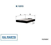 Filter, interior air for SUZUKI GRAND ESCUDO FILTRON K 1213