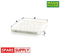FILTER, INTERIOR AIR FOR SUZUKI MANN-FILTER CU 2138
