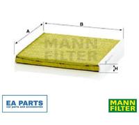 Filter, interior air for TOYOTA 4 RUNNER ALPHARD AQUA MANN-FILTER FP 2131