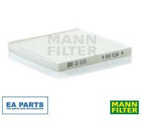Filter, interior air for TOYOTA 4 RUNNER AQUA AVENSIS VERSO MANN-FILTER CU 2131
