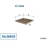 Filter, interior air for TOYOTA ALTIS IX AVENSIS COROLLA FILTRON K 1123A