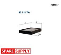 FILTER, INTERIOR AIR FOR VOLVO 850 C70 S70 S90 FILTRON K 1117A