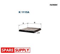 FILTER, INTERIOR AIR FOR VOLVO S40 V40 FILTRON K 1115A