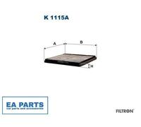 Filter, interior air for VOLVO S40 V40 FILTRON K 1115A