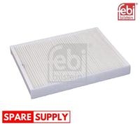 FILTER, INTERIOR AIR FOR VW AMAROK AMAROK PLATFORM/CHASSIS FEBI BILSTEIN 21316