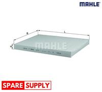FILTER, INTERIOR AIR FOR VW CABRIO CADDY CITI GOLF DERBY MAHLE LA 31