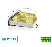 Filter, interior air for VW CADDY CC EOS GOLF MANN-FILTER FP 2939/1