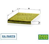 Filter, interior air for VW DERBY III CLASSIC GOLF GOLF Van MANN-FILTER FP 2882