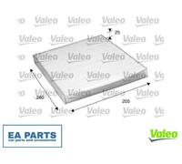 Filter, interior air for VW POLO VARIANT VALEO 698885